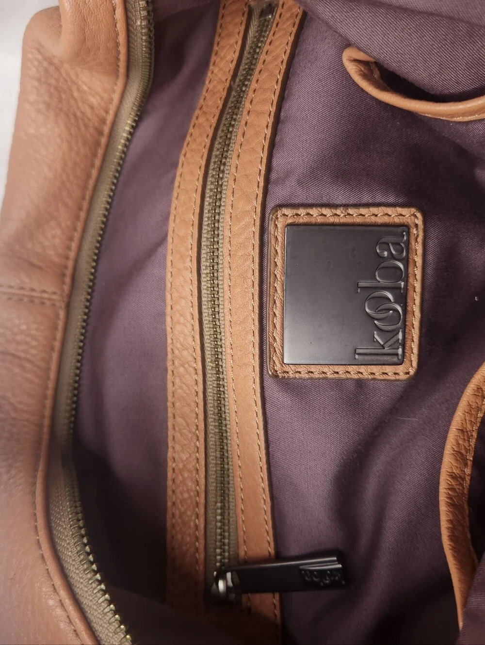 Kooba leather hobo bag